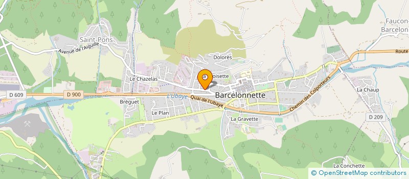 localisation de l'entreprise MONSIEUR GERARD BROCHIER à BARCELONNETTE