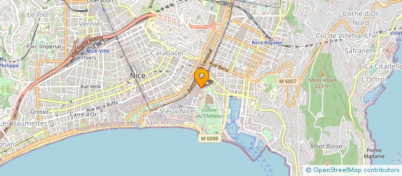 localisation de l'entreprise MONSIEUR GERARD BROT à NICE