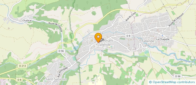 localisation de l'entreprise MONSIEUR GERARD BROUSSELY à SAINT-AMANT-TALLENDE