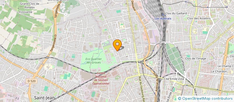 localisation de l'entreprise MONSIEUR GERARD BRUGNOT  ORLEANS