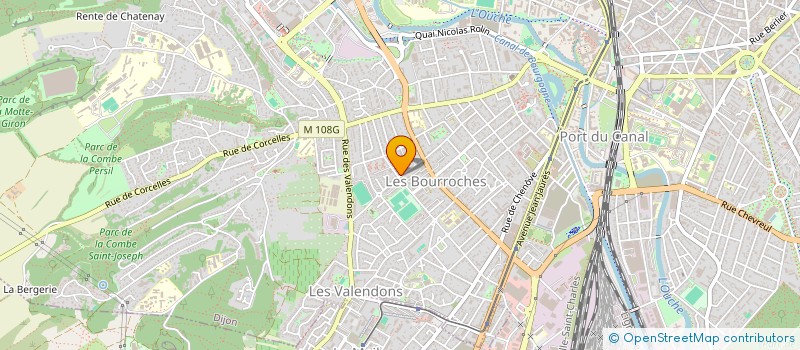 localisation de l'entreprise MONSIEUR GERARD BRULEY  DIJON