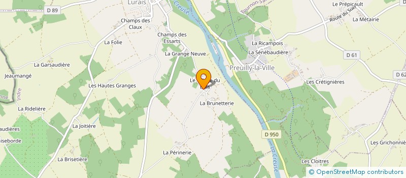 localisation de l'entreprise MONSIEUR GERARD BRUNET à LURAIS