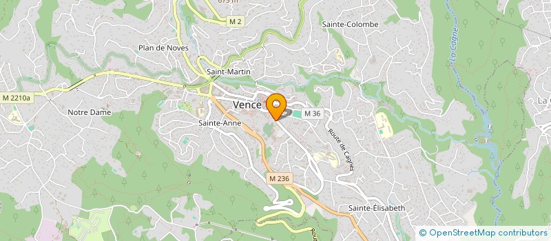 localisation de l'entreprise MONSIEUR GERARD BRUNO à VENCE