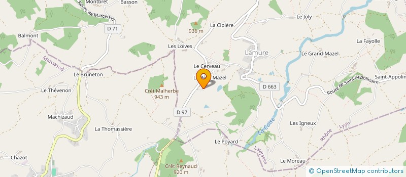 localisation de l'entreprise MONSIEUR GERARD BRUYAS à LARAJASSE