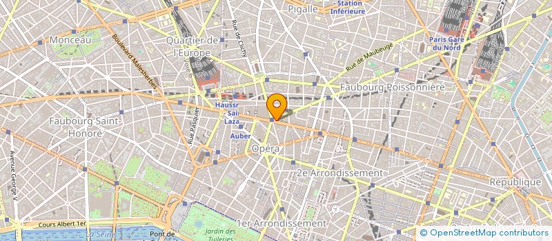 localisation de l'entreprise MONSIEUR GERARD BUEE  PARIS