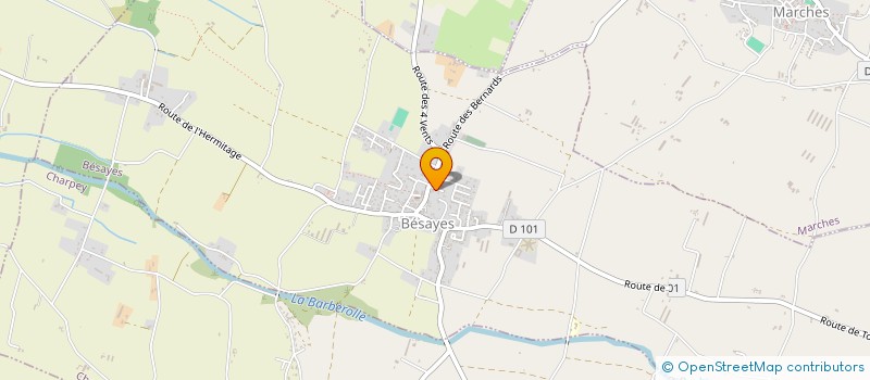 localisation de l'entreprise MONSIEUR GERARD BUISSON à BESAYES