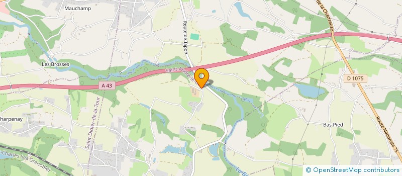 localisation de l'entreprise MONSIEUR GERARD BUISSON-SIMON  SAINT-ANDRE-LE-GAZ