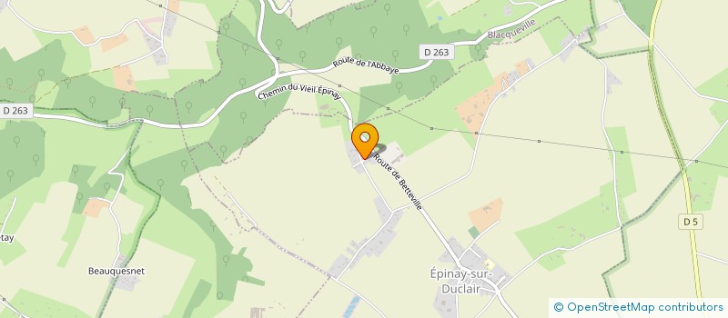 localisation de l'entreprise MONSIEUR GERARD BUREL à EPINAY-SUR-DUCLAIR
