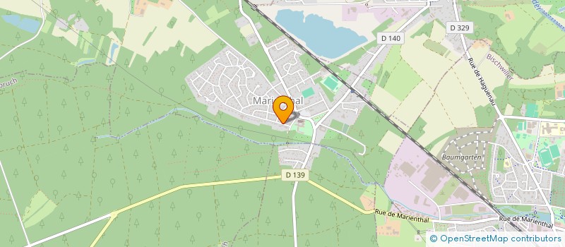 localisation de l'entreprise MONSIEUR GERARD BURG  HAGUENAU