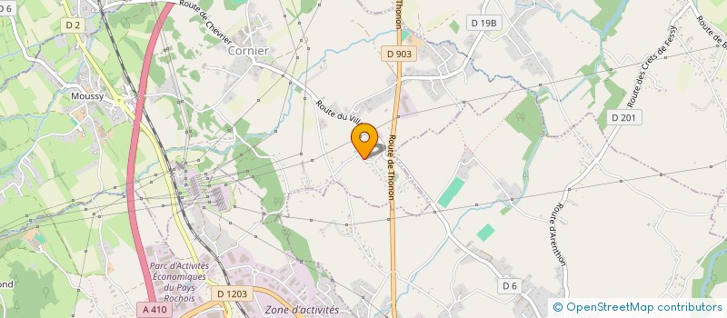 localisation de l'entreprise MONSIEUR GERARD BURNIER  CORNIER