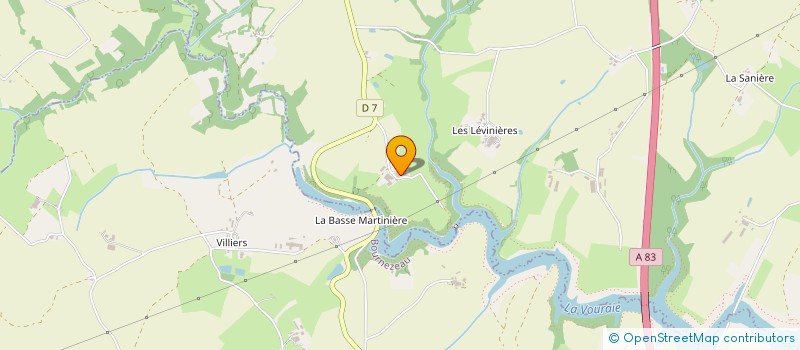 localisation de l'entreprise MONSIEUR GERARD BUSSONNIERE à SAINT-HILAIRE-LE-VOUHIS