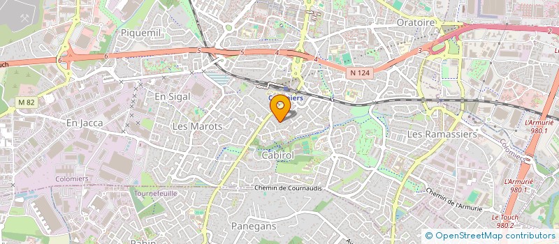 localisation de l'entreprise MONSIEUR GERARD BUSTOS à COLOMIERS