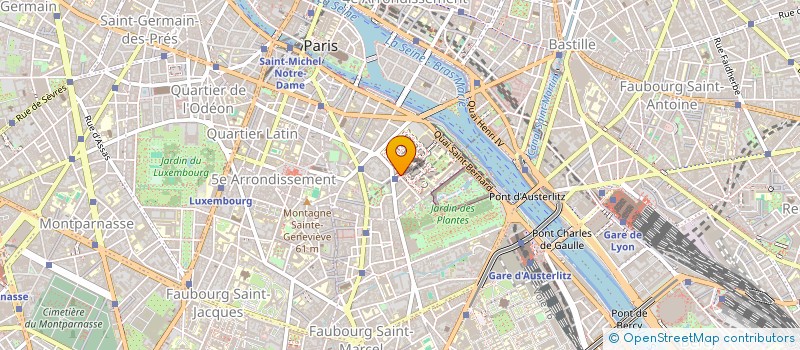 localisation de l'entreprise MONSIEUR GERARD BUTTIN  PARIS