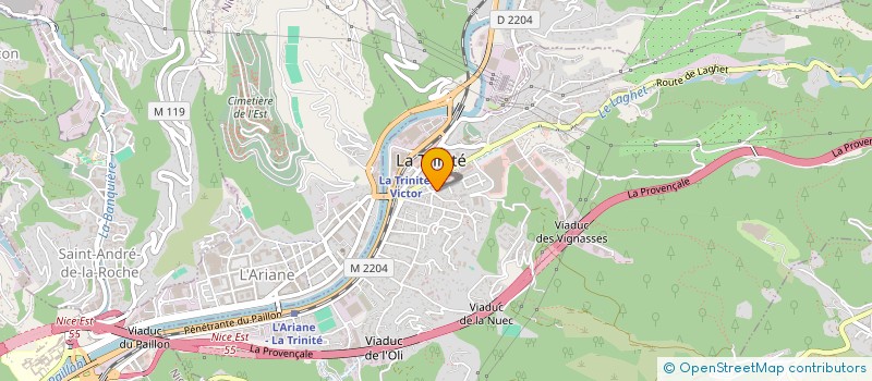 localisation de l'entreprise MONSIEUR GERARD CABBIA à LA TRINITE