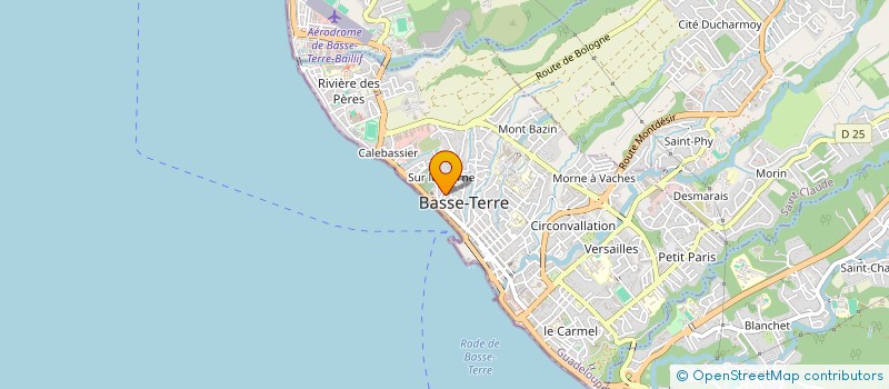 localisation de l'entreprise MONSIEUR GERARD CABRERA à BASSE-TERRE