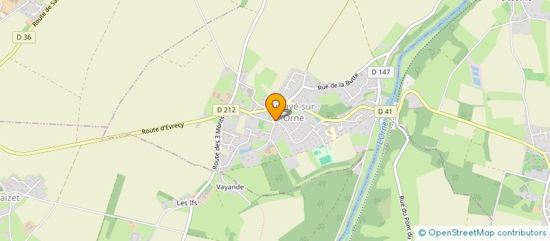 localisation de l'entreprise MONSIEUR GERARD CAILLEBOTTE  AMAYE-SUR-ORNE