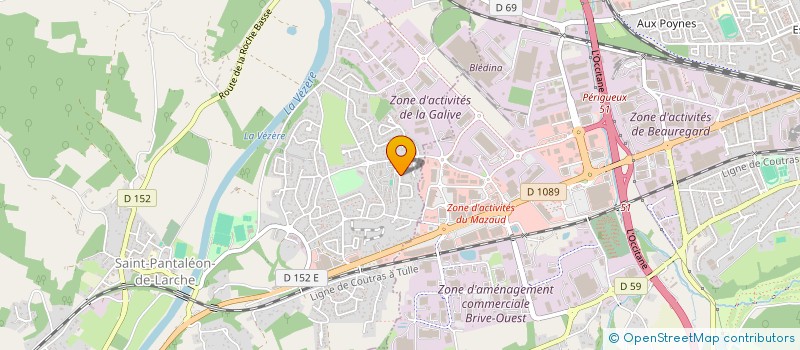 localisation de l'entreprise MONSIEUR GERARD CALEIX  SAINT-PANTALEON-DE-LARCHE