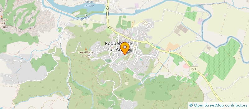 localisation de l'entreprise MONSIEUR GERARD CALLENAERE à ROQUEBRUNE-SUR-ARGENS