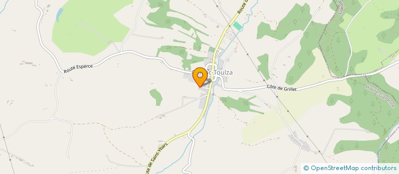 localisation de l'entreprise MONSIEUR GERARD CALMETTES  GAILLAC-TOULZA