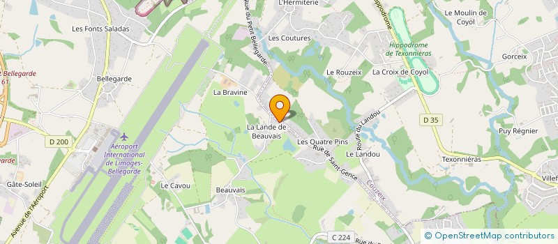 localisation de l'entreprise MONSIEUR GERARD CAMBONIE à LIMOGES
