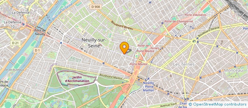 localisation de l'entreprise MONSIEUR GERARD CAMEL  NEUILLY-SUR-SEINE