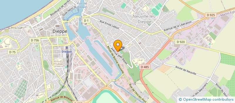 localisation de l'entreprise MONSIEUR GERARD CAMPAGNA  DIEPPE