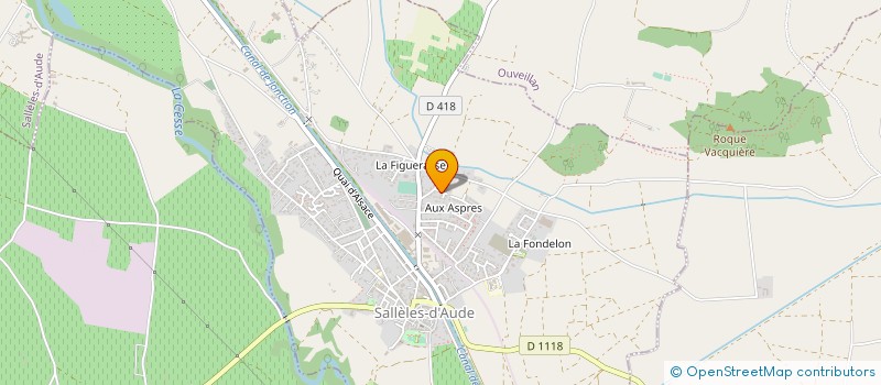 localisation de l'entreprise MONSIEUR GERARD CANAL  OUVEILLAN