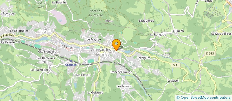 localisation de l'entreprise MONSIEUR GERARD CANONGE  VIVIEZ