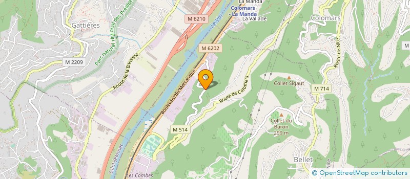 localisation de l'entreprise MONSIEUR GERARD CAPAN  NICE