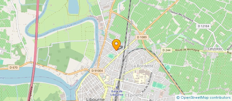 localisation de l'entreprise MONSIEUR GERARD CAPOT  LIBOURNE