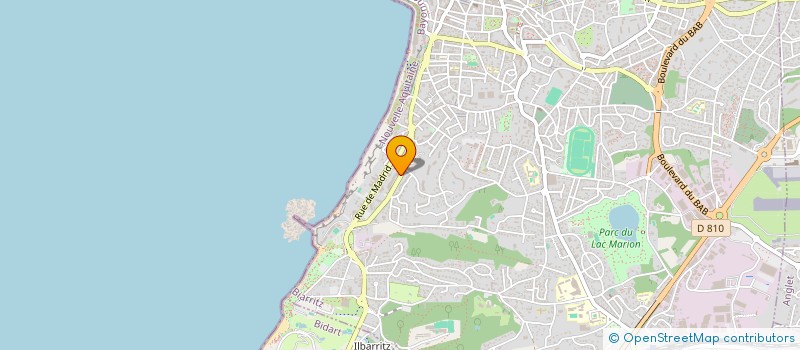 localisation de l'entreprise MONSIEUR GERARD CAPPAGLI à BIARRITZ