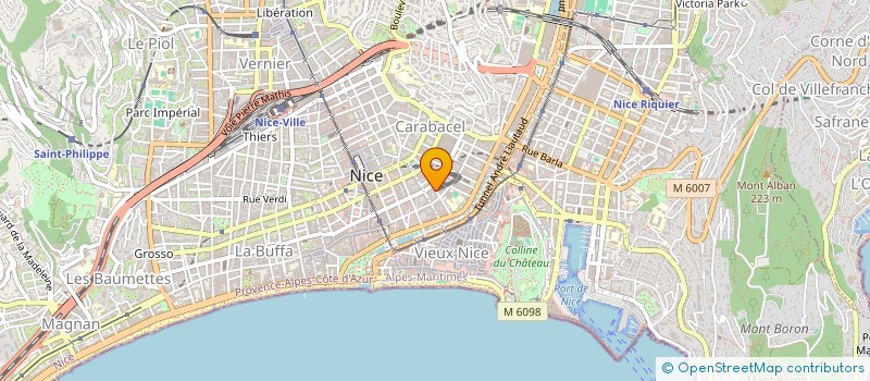 localisation de l'entreprise MONSIEUR GERARD CARASCO à NICE