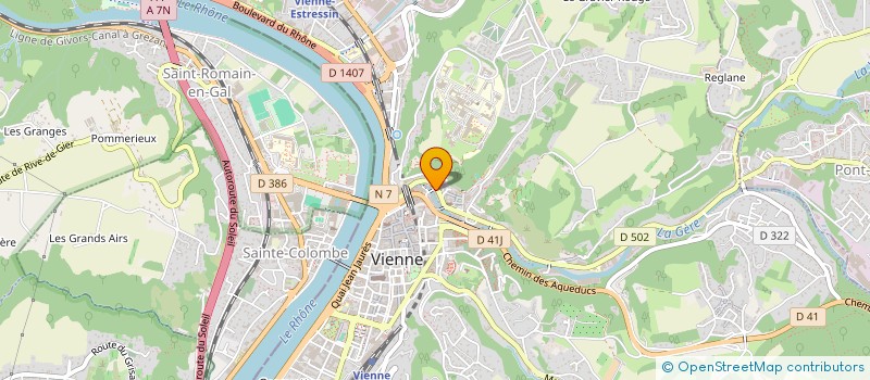 localisation de l'entreprise MONSIEUR GERARD CARCEL  VIENNE