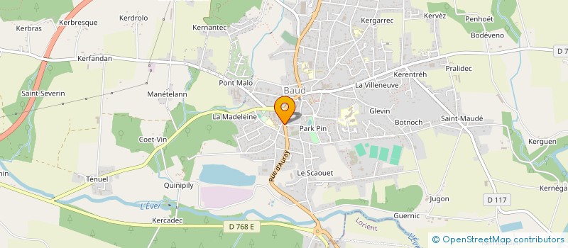 localisation de l'entreprise MONSIEUR GERARD CARON à BAUD