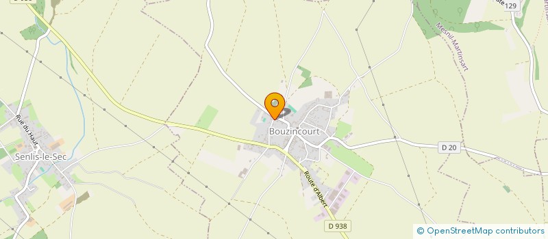 localisation de l'entreprise MONSIEUR GERARD CARON  BOUZINCOURT