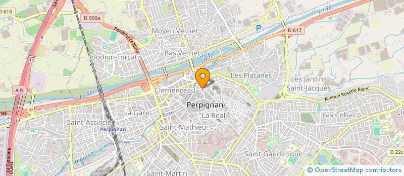 localisation de l'entreprise MONSIEUR GERARD CARRE  PERPIGNAN