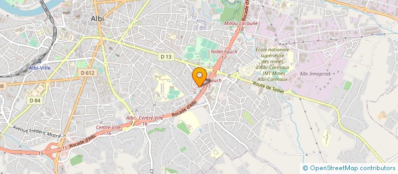 localisation de l'entreprise MONSIEUR GERARD CASANOVA à ALBI