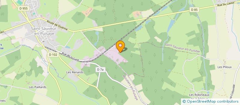 localisation de l'entreprise MONSIEUR GERARD CATALAN  SAINT-SAUVEUR-EN-PUISAYE