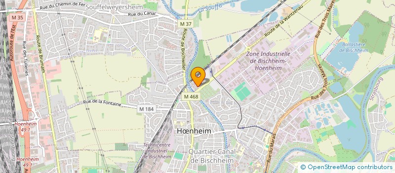 localisation de l'entreprise MONSIEUR GERARD CATELLA  HNHEIM