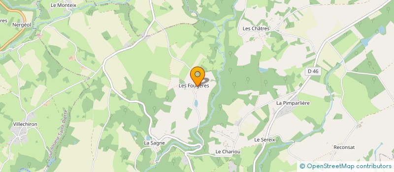 localisation de l'entreprise MONSIEUR GERARD CATINAT à LE BOURG D'HEM