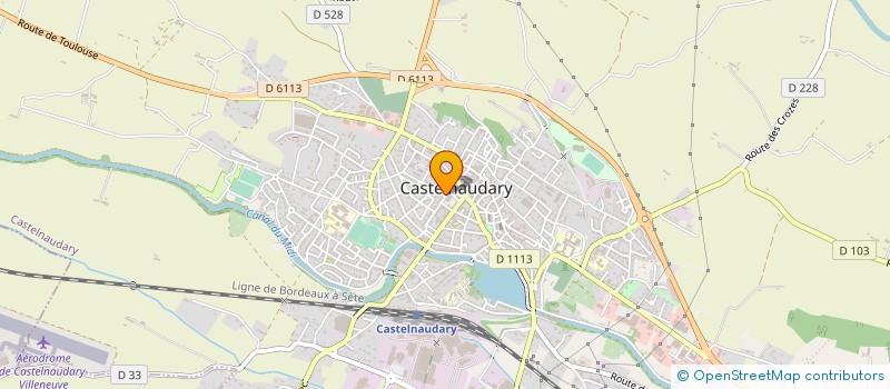 localisation de l'entreprise MONSIEUR GERARD CAUBET à CASTELNAUDARY
