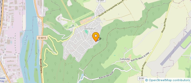 localisation de l'entreprise MONSIEUR GERARD CAUCHY  BELBEUF