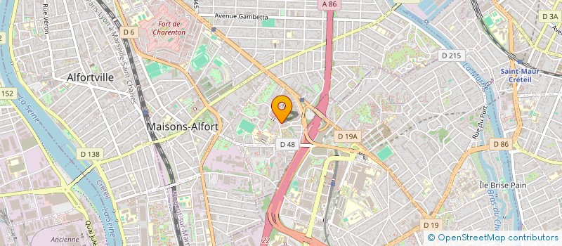 localisation de l'entreprise MONSIEUR GERARD CAUDROY à MAISONS-ALFORT