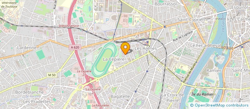 localisation de l'entreprise MONSIEUR GERARD CAUJOLLE à TOULOUSE