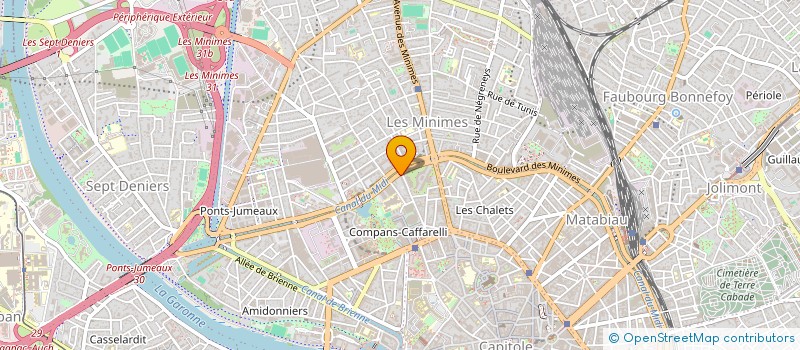 localisation de l'entreprise MONSIEUR GERARD CAUSSANEL  TOULOUSE