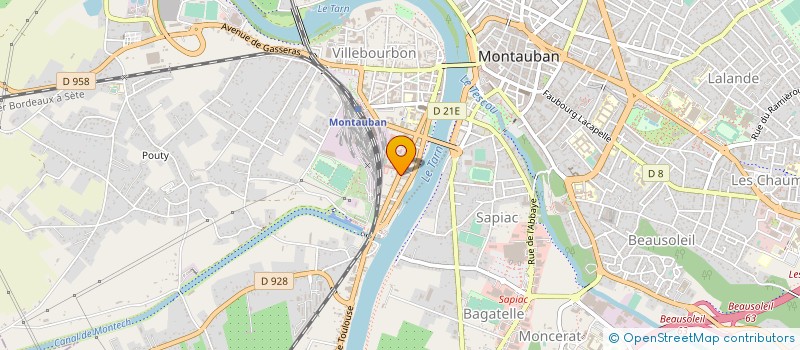 localisation de l'entreprise MONSIEUR GERARD CAVALIER  MONTAUBAN