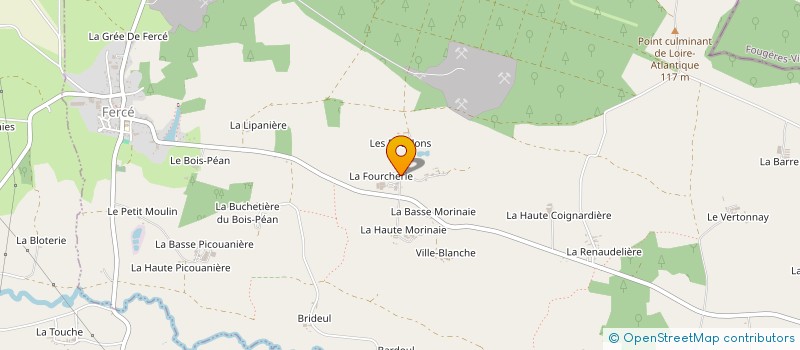 localisation de l'entreprise MONSIEUR GERARD CAVE  FERCE