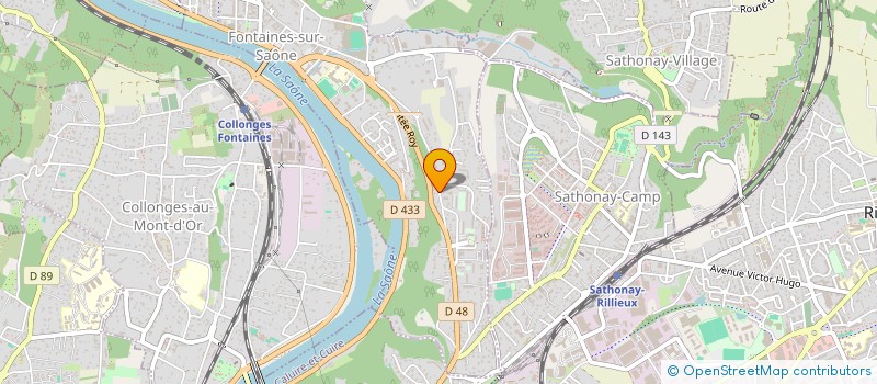 localisation de l'entreprise MONSIEUR GERARD CAWASSA  FONTAINES-SUR-SAONE