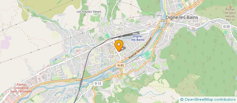 localisation de l'entreprise MONSIEUR GERARD CECCOLI à DIGNE-LES-BAINS