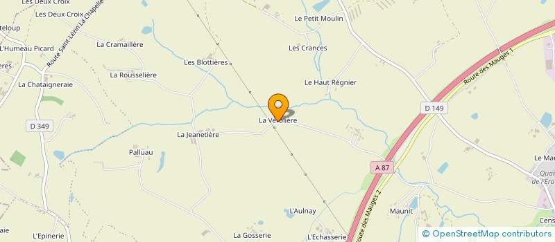 localisation de l'entreprise MONSIEUR GERARD CESBRON  CHEMILLE-EN-ANJOU